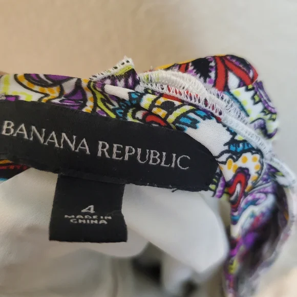 Banana Republic Paisley Floral Pleated Maxi Boho Skirt - Picture 7 of 13